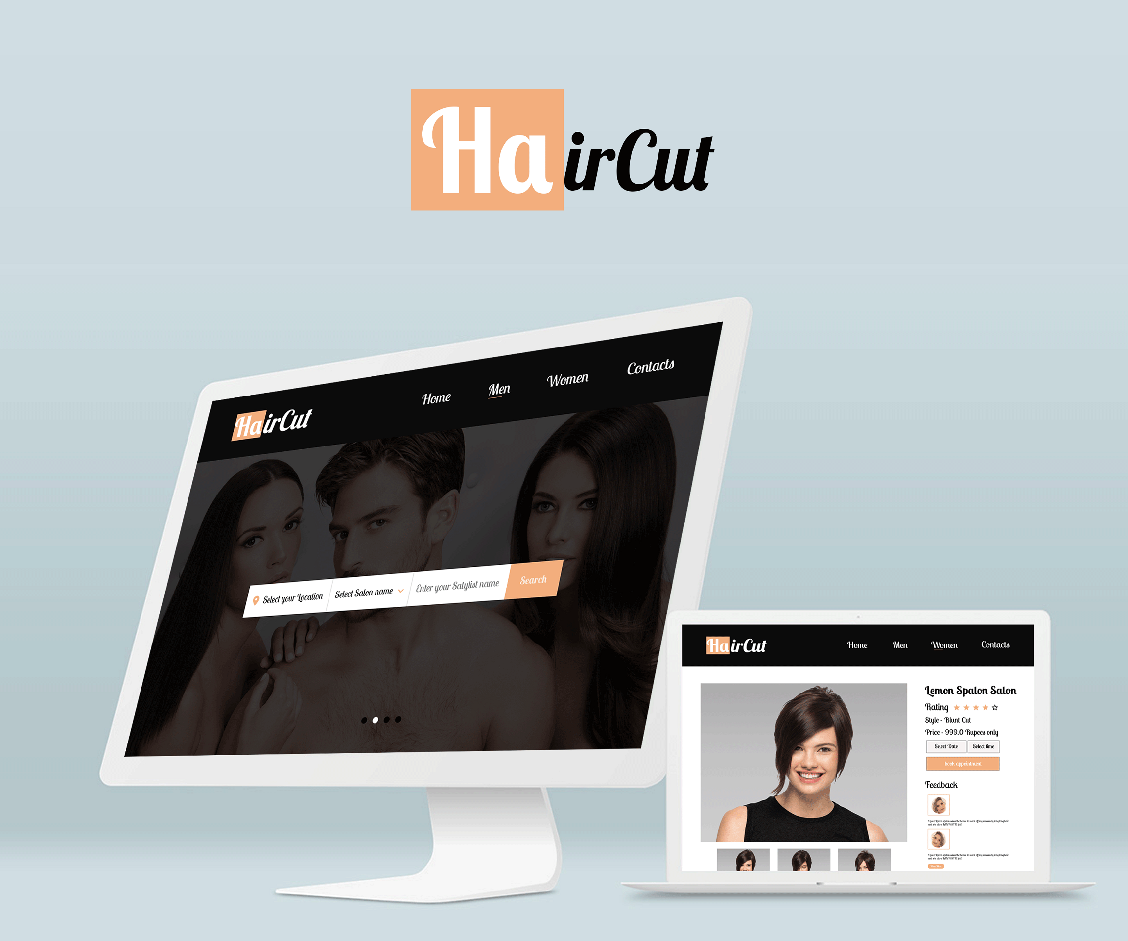 Haircute Website